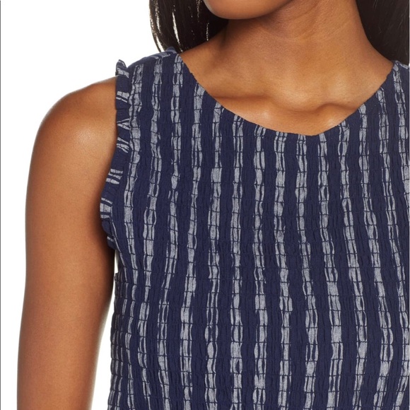 (Sold) BB Dakota You Can Jive Striped Smocked Dres - Picture 4 of 8